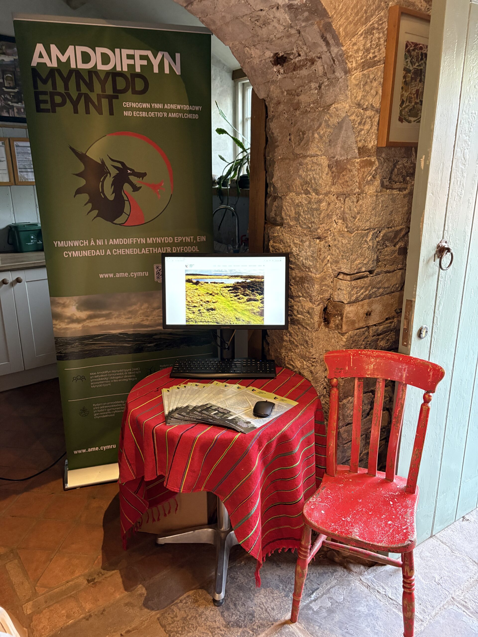 Public engagement event at Penpont with raffle