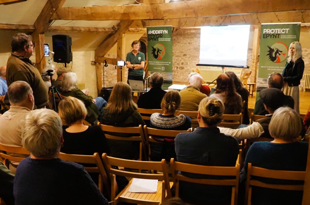 Lorna Brazell speaking at the AME event at Penpont, 4th March 2026